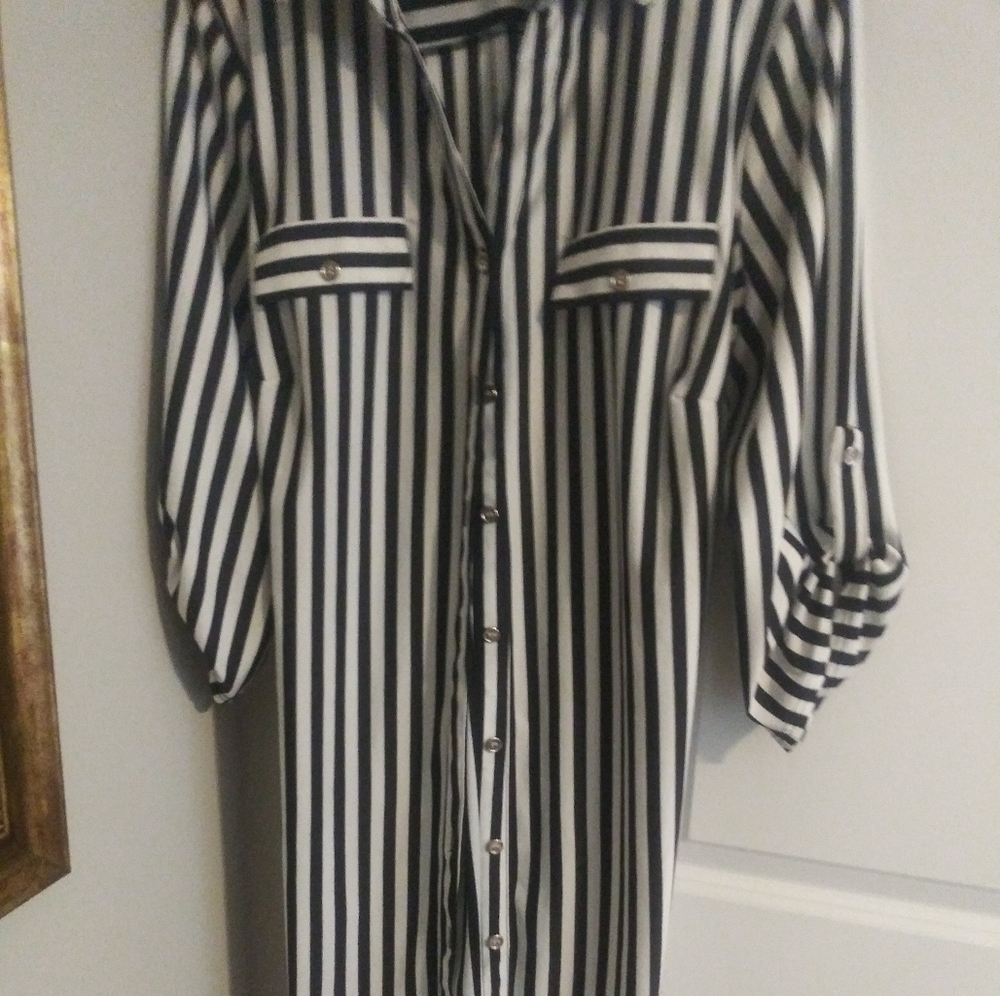 Mlle Gabriel black and white dress